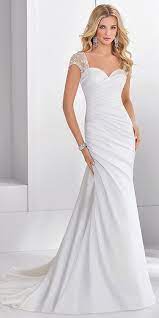 Modest Tulle Satin Sweetheart Neckline Sheath Column Wedding Dress With Beaded Embroidery Column Wedding Dress Wedding Dresses Taffeta Bridal Dresses