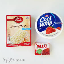 Make This Yummy Chilled Dessert For A Summer Party If You Like Really Moist Cake You Can Add An Extra Half Box O Strawberry Poke Cakes Jello Recipes Cake Mix