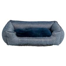 The type of bed y. Top Paw Chambray Cuddler Dog Bed Dog Cuddler Beds Petsmart