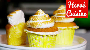 Cupcakes Citron Meringue Avec Herve Cuisine Et Allyfantaisies Youtube