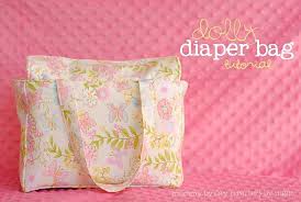 Bitty Baby Diaper Bag Every Time My Daughter Goes Through The American Girl Catalog The Bitty Baby Diaper Bag Is Always At T Diaper Bag Tutorials Diaper Bag Patterns Diy Diaper Bag