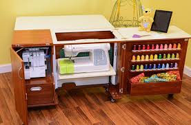 Whether you sew, quilt, or embroider, the kangaroo kabinets series offer large work areas, storage units within the cabinet for all your notions, and large lifts to support. The 5 Best Sewing Tables For 2021