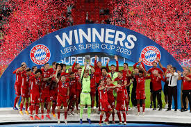 The uefa super cup trophy haes unnergane several chynges in its history. Quadruple Kings Bayern Downs Sevilla To Lift Uefa Super Cup Daily Sabah