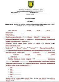 Pasal 28 dalam hal calon perbekel yang memperoleh suara terbanyak sebagaimana dimaksud ayat (1) terdapat lebih dari 1 (satu) orang calon perbekel dengan perolehan suara sama, maka penentuan calon terpilih ditetapkan. Contoh Surat Berita Acara Mediasiana Com Media Pembelajaran Masakini