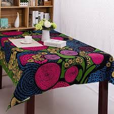 Cotton Canvas Waterproof Tablecloths 140 220cm Party Table Cloth Table Cloth Family Dining