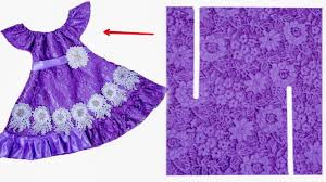 أسهل واحدث خياطة فستان بفكرة جديدة موديل رائع لا يفوتك youtube baby frocks designs baby dress patterns baby girl party dresses
