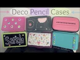 Pencil cases can be made from a variety of materials such as wood or metal. Deco Pencil Case Box How To Back To School Decorating Supplies Diy School Diy Diy School Supplies Pencil Case