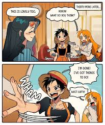 When luffy turn into a girl 😂