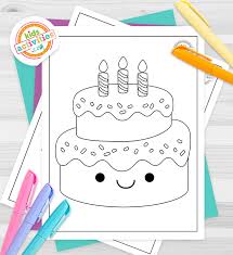 30+ clean and yummy cake and birthday cake coloring pages for little kids. Funnest Ever Birthday Cake Coloring Pages Kids Activities Blog
