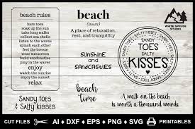 Download Beach Sayings Svg Beach Words Collection Summer Svg Beach 562029 Cut Files Design Bundles