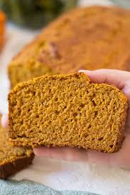 Combine the flour, baking powder, bicarbonate of soda, salt, cinnamon, nutmeg and cloves; Healthy Pumpkin Bread Tastes Lovely