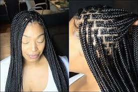 Knotless Braids Near Me In 2020 Box Braids Medium Length Braided Hairstyles Box Braids Styling