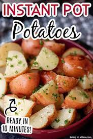 Place the diced red potatoes in the steamer basket. Instant Pot Red Potatoes Recipe Ready In 10 Minutes