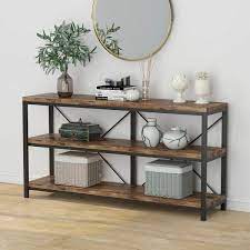 Pin By Jean Herman On House Remodel Project Ideas Long Sofa Table Rustic Consoles Living Room Console