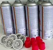 Factory Price OEM Metal Cans 65x158mm 220g 227g Empty Butane Gas Can with Aerosol Valve for Camping