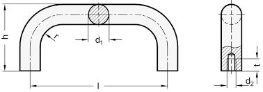 We are the manufacturers of brass, aluminium, black antique & ironmongery & builders architectural hardwares. Gn 426 Cabinet U Handles Aluminum Ganter Standard Parts