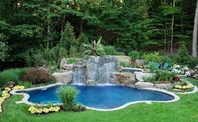 Pools, hot tubs & supplies : Swimming Pool In The Garden Landscape Ideas For Swimming Pools Interior Design Ideas Avso Org
