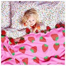 Kip Co New Season Pre Sale On Now At Young Willow Including This Amazing Strawberry Blanket Baby Blanket Knitted Blankets Bed Throws
