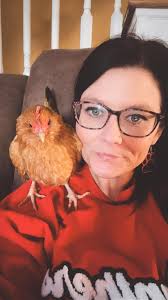 My girl and her chicken! Melinda Barnett