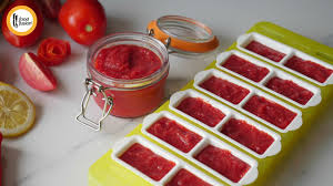Bring to a gentle simmer; Homemade Easy Tomato Puree Recipe By Food Fusion Youtube