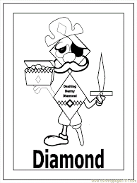 These alphabet coloring sheets will help little ones identify uppercase and lowercase versions of each letter. Free Diamond Shapes For Kids Download Free Diamond Shapes For Kids Coloring Page Free Coloring Pages On Coloring Library