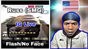 UK Drill IG Live Reaction Russ SMG Gets Pressured By Flash/Noface American  Reaction - YouTube