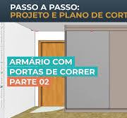 Plano de corte de Armários com Portas de Correr em Poucos Passos - Parte 2