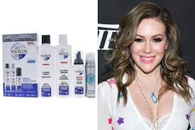 It's become something that i'm extremely self conscious about so i decided i would start trying out products that claim to grow hair. The Exact Nioxin Products Alyssa Milano Used For Her Thinning Hair People Com