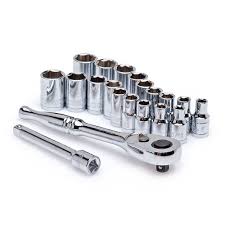 Check spelling or type a new query. Husky 1 4 Inch Drive Ratchet Sae Metric Standard Socket Set 20 Piece The Home Depot Canada