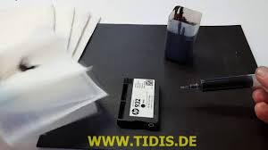 Hp officejet 6100 6600 6700 7110. Remplisage D Une Cartouche D Encre Hp 933 Pour Imprimante Texte En Francais Youtube