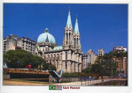 The archiepiscopal is the metropolitan cathedral of são paulo (known as sé cathedral), located in praça da sé, considered one of the five largest gothic temples in the world. Sao Paulo Metropolitan Cathedral Remembering Letters And Postcards
