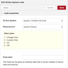 In general, your main goal will be to translate as quickly as possible the maxi Node Red Contrib Victron Node Node Red