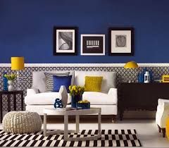 Color Combo Crush Navy Blue And Yellow Dezignable Inspiration Blog Home Decor Trends Decorating Ideas Blue And Yellow Living Room Yellow Decor Living Room Living Room Color Schemes
