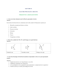 A pneumatic reducing relay is a ratio relay capable of. Lecture 41 Electro Pneumatic Circuits Frequently