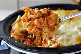Crock Pot Baked Ziti Flour On My Face Recipe Crock Pot Baked Ziti Recipe Slow Cooker Baking Slow Cooker Pasta Recipes
