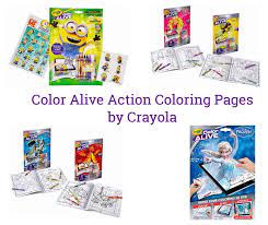 With the use of six crayola crayons and one special show stopper™ crayon, the drawings virtually sparkle and take the coloring to a whole new level. Color Alive Action Coloring Pages By Crayola Hip Hoo Rae