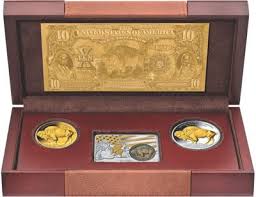 Clad means coated with***disclaimer***i do not own this product nor have i created it nor did i make this commercial. Usa 2010 50 Dollars American Buffalo Premium Set 2010 Proof Numiscollect
