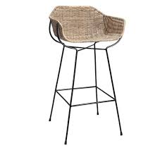 Butler specialty renata rattan bar stool. Wendel Rattan Bar Counter Stools Pottery Barn