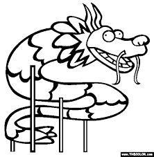 Go on and explore the world of dragons with colors. Chinese Dragon Coloring Page Online Coloring