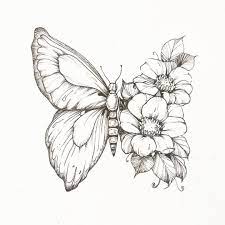 Flower Butterfly Art Tattoo Tattooart Tattoodesign Illustration Butterfly Fl Floral Tattoo Sleeve Butterfly With Flowers Tattoo Flower Wrist Tattoos