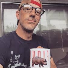 Enjoying afternoon coffee in my favorite mug