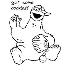 All children love the cookie monster, the adorable muppet from sesame street. Top 25 Free Printable Cookie Monster Coloring Pages Online