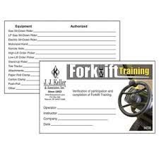 Wallet size certification card template launchosiris. Forklift Training Wallet Cards