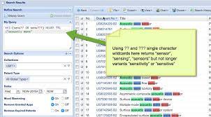 An asterisk (*) may be used to specify any number of characters. Single Character Wildcard Searching Acclaimip Patent Search Analysis Software