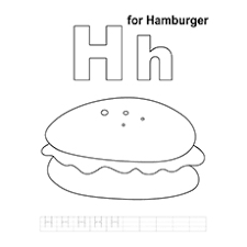 Hamburger coloring pages coloring pages for kids food coloring. 10 Printable Burger Coloring Pages For Your Little One