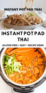 Instant Pot Pad Thai Video In 2020 Instant Pot Dinner Recipes Instant Pot Recipes Chicken Instant Pot Recipes