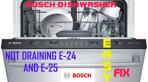 Bosch dishwasher not draining e25 bio. Bosch Dishwasher Not Draining What To Look For And How To Easily Fix It Youtube