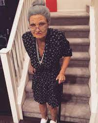Old Lady Halloween Costume Oma Kostum Oma Kostum Fasching Kostume Selber Machen