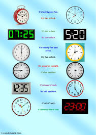 Telling The Time Online Exercise You Can Do The Exercises Online Or Download The Worksheet As Pdf Time Worksheets Worksheets English As A Second Language