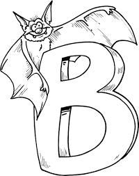 Letter B Coloring Pages Only Coloring Pages Letter B Coloring Pages Alphabet Coloring Pages Bat Coloring Pages